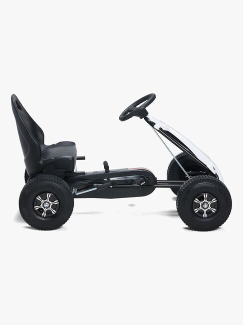 Alex's Garage Pedalbil Go-kart, Hvid