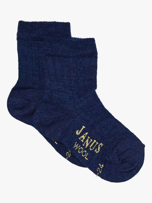 Janus Uldstrømper Merinoblanding 3-pak, Lyseblå