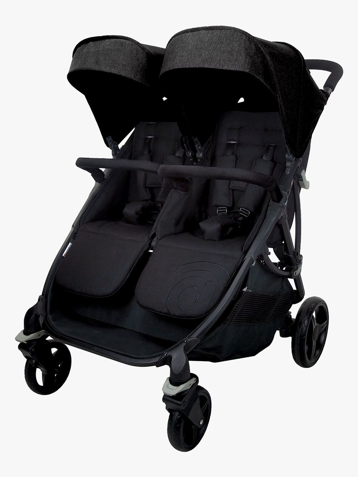 Asalvo Bro Tvillingevogn, Black