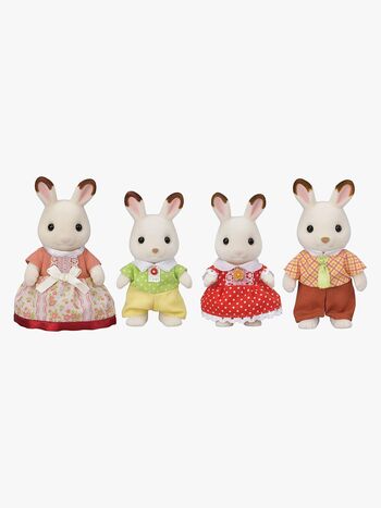 Sylvanian Families Figursæt Kaninfamilien Chokolade