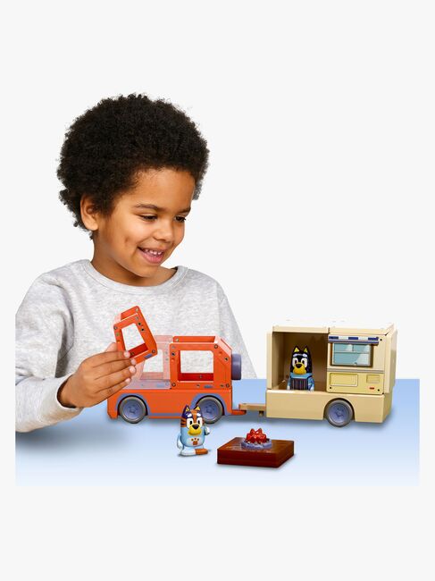 Tile Town Bluey Magnetisk Byggesæt Campingvognssæt