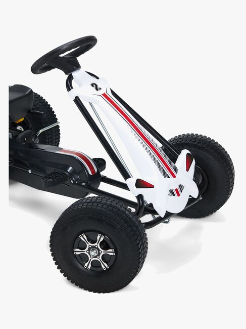 Alex's Garage Pedalbil Go-kart, Hvid