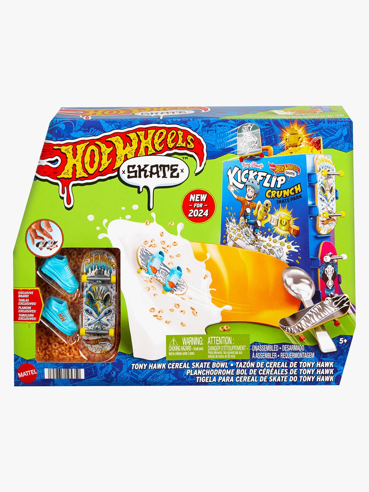 Hot Wheels Tony Hawk Fingerskateboard inkl Skateboardrampe