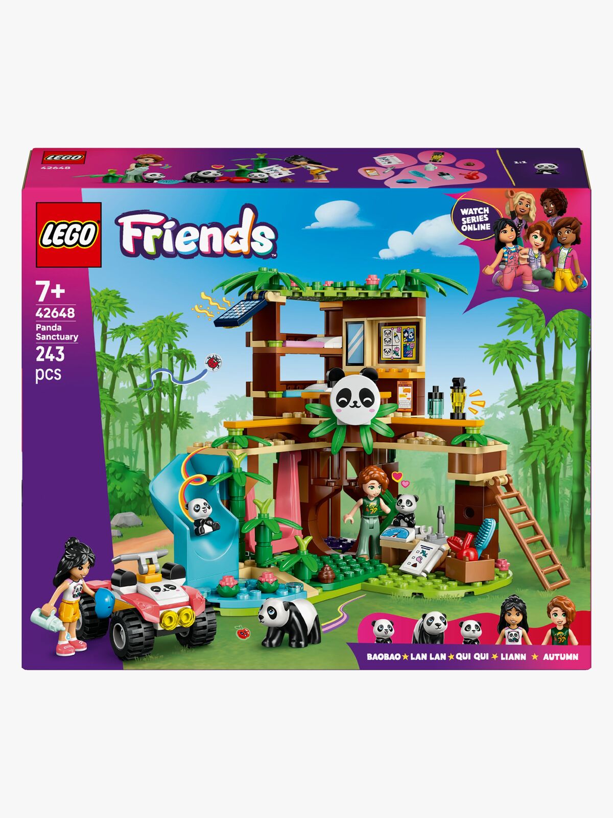 LEGO Friends 42648 Pandareservat med dyrepasning