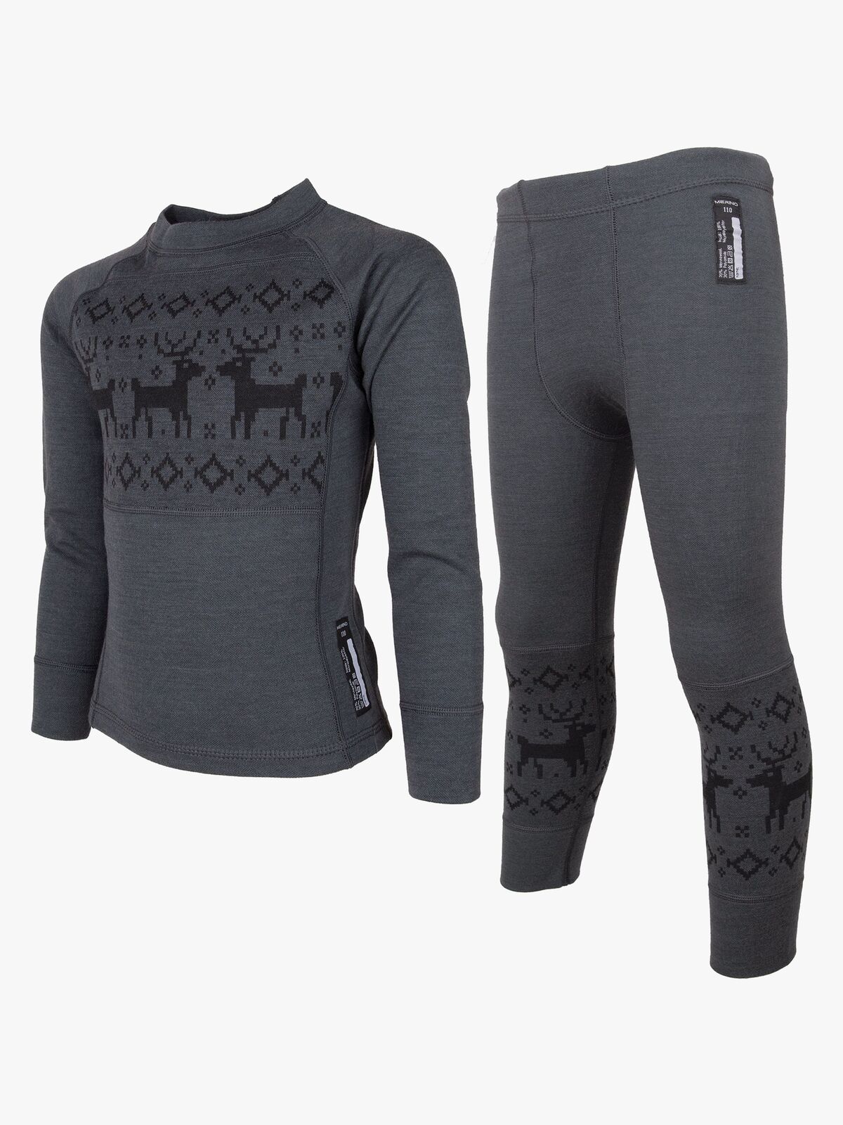 Lindberg Kåbdalis Skiundertøj Merinomix, Anthracite