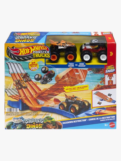 Hot Wheels Monster Trucks Racedown Demolition Racerbane