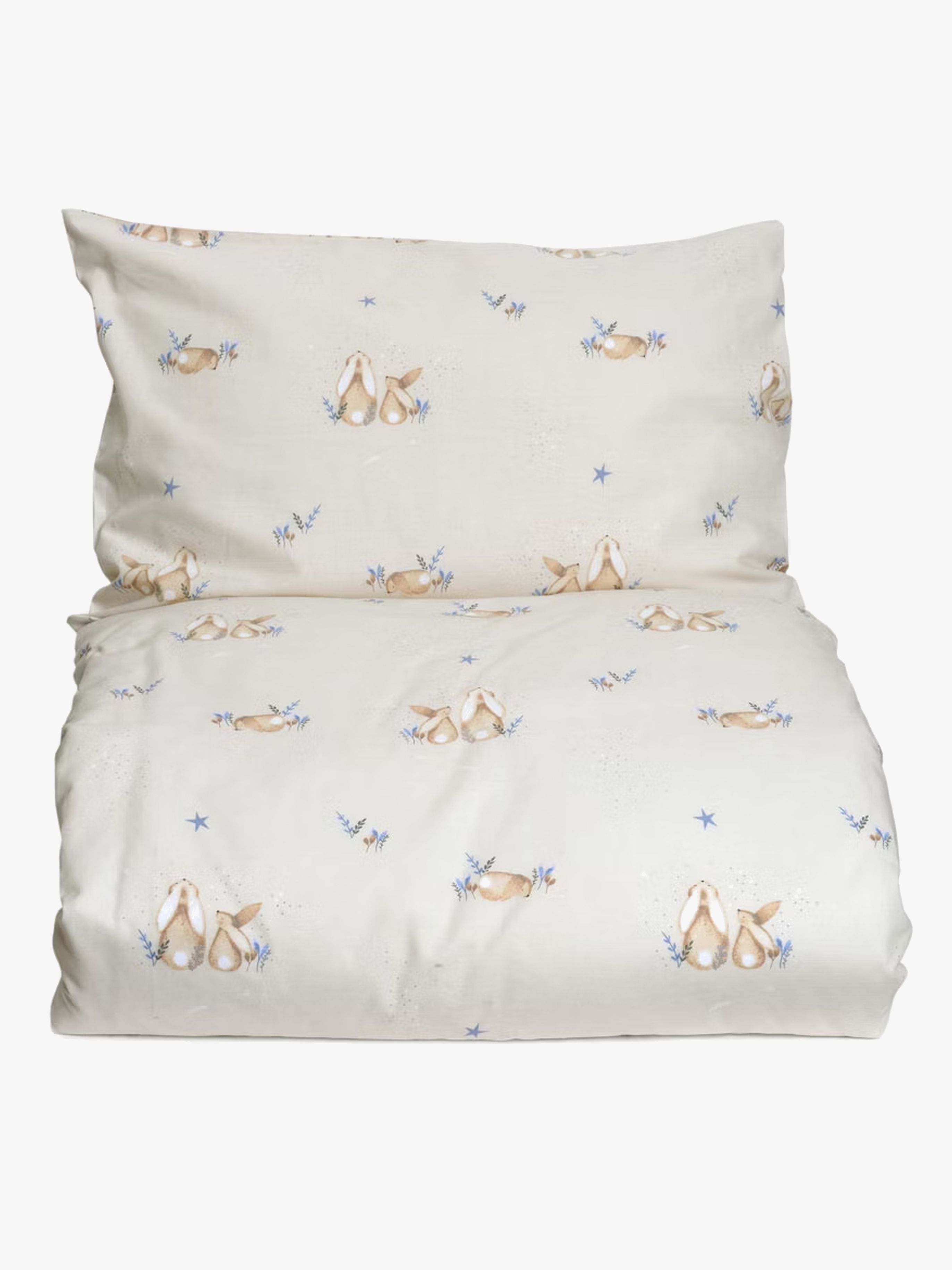MiniDreams Sengesæt Tremmeseng 100x130 Bunny, Sandfarvet