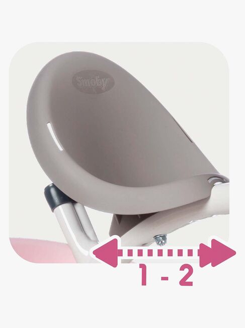 Smoby Trehjulet Cykel Baby Balade Plus, Lyserød