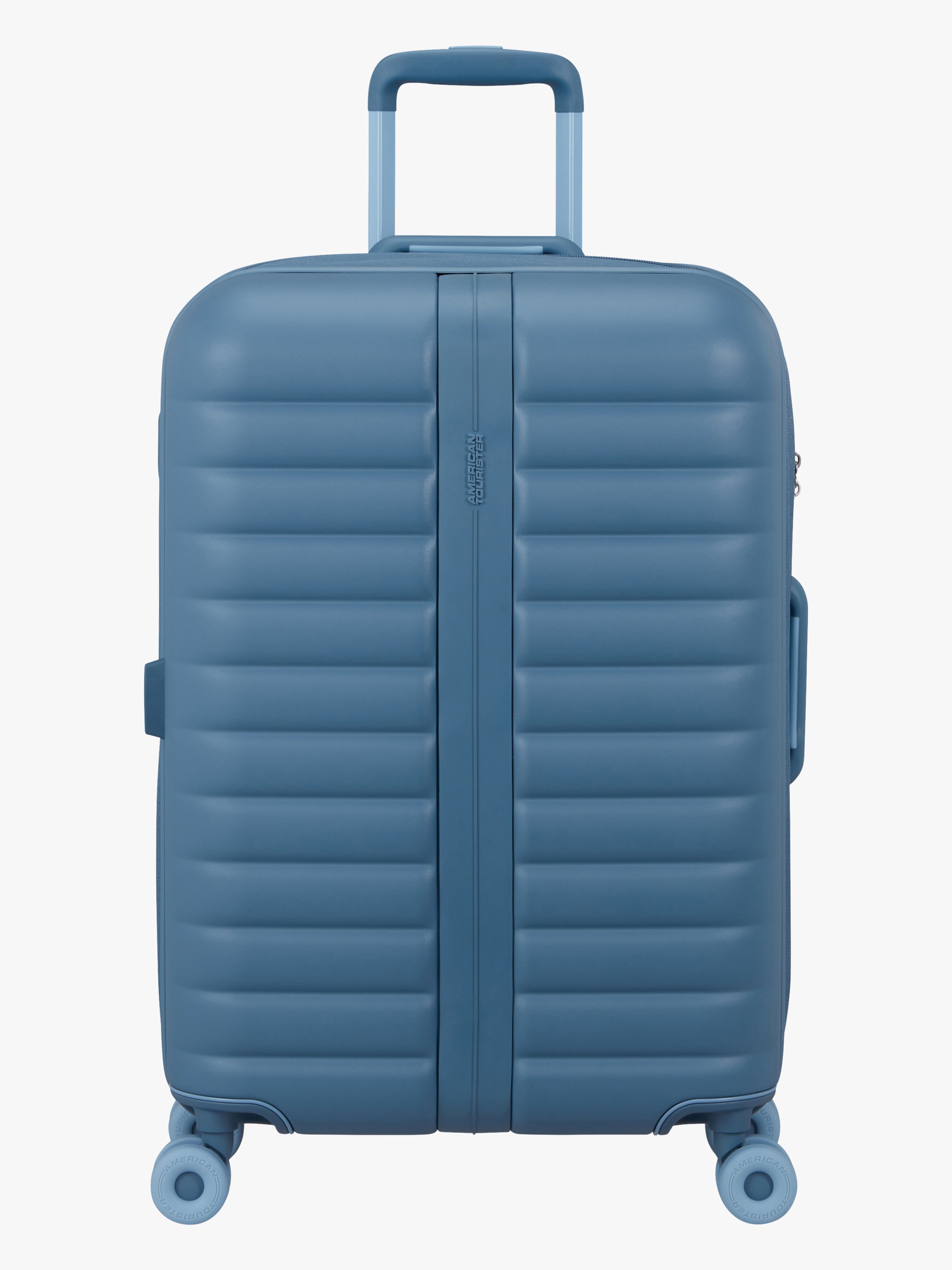 American Tourister Neovibe Spinner Kuffert 66-74L, Steel Blue