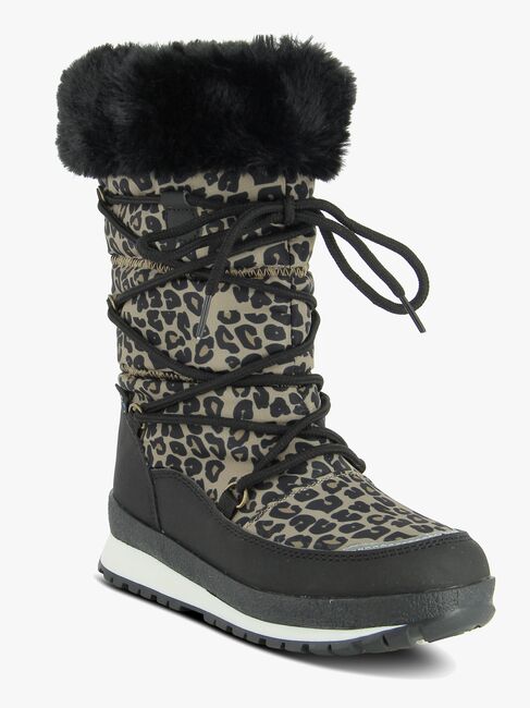 Leaf Ysby Vinterstøvler, Leopard