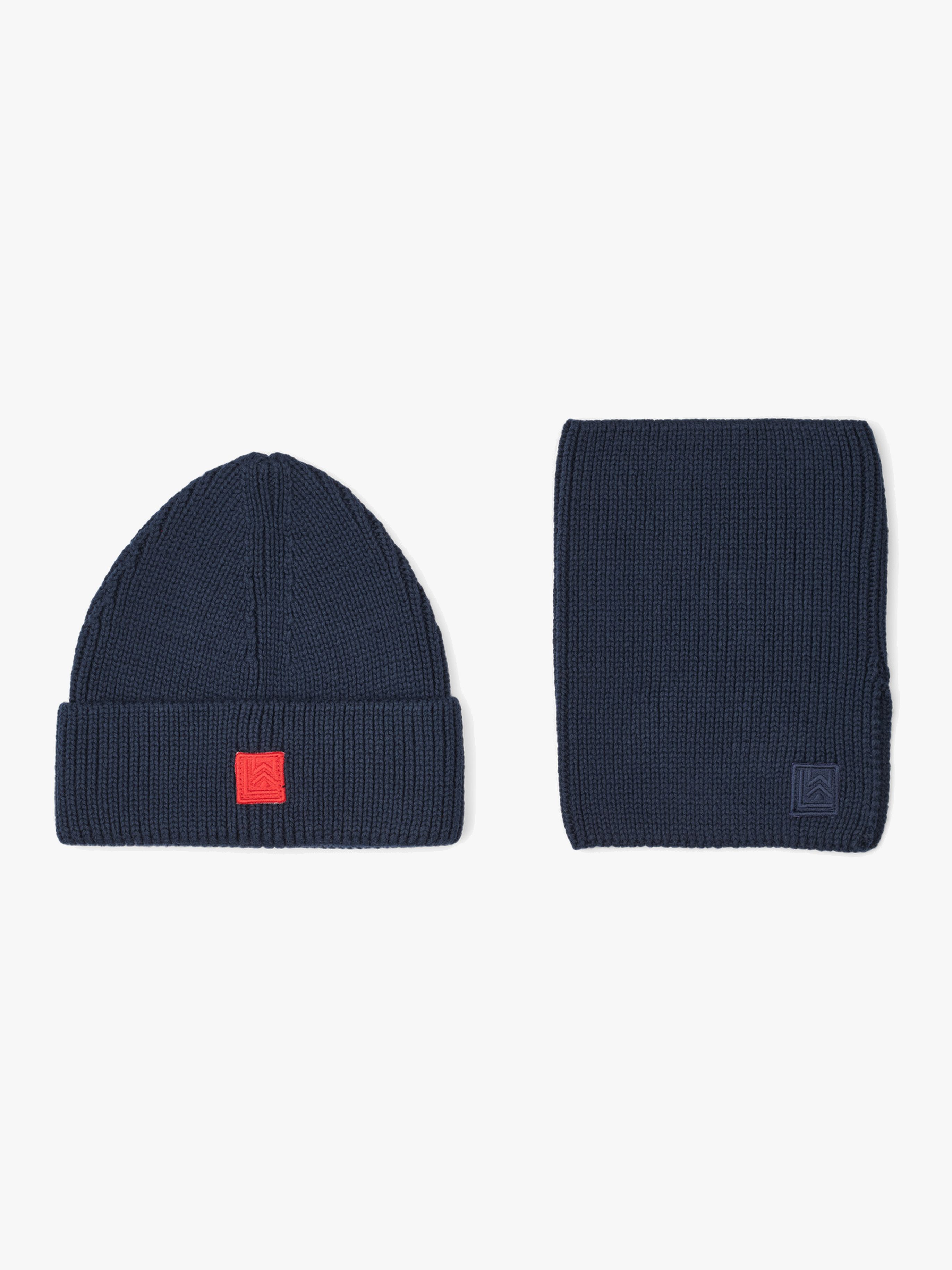 LIEWOOD Lina Gavesæt Halsedisse Og Hue, Classic Navy, 3-4 år