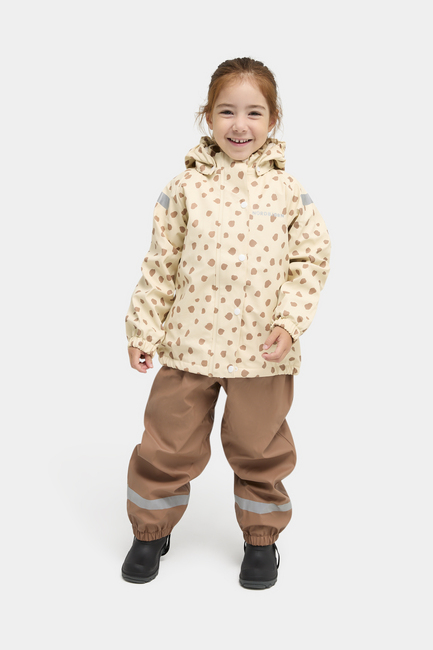 Nordbjørn Asperö Foret Regnsæt, Dots Beige