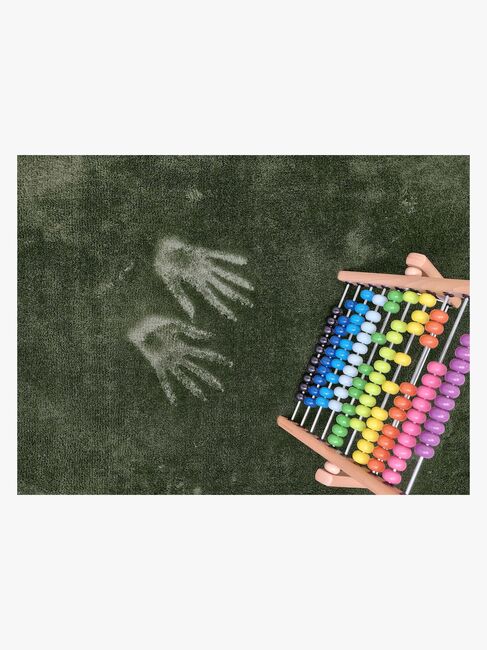 KM Carpets Cozy Gulvtæppe 133x190, Green