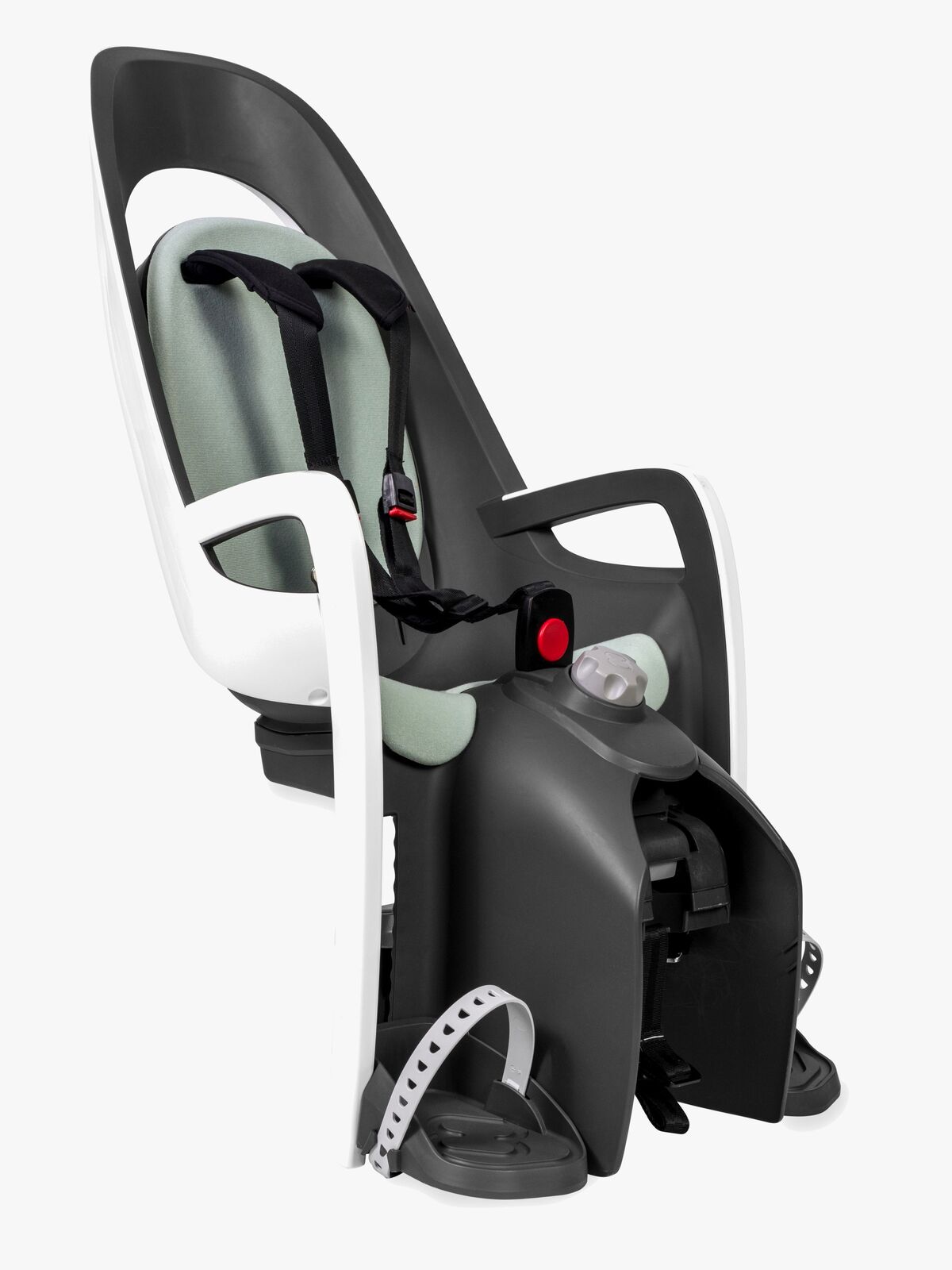 Hamax CARESS Cykelstol inkl. Adapter, Grey/White/Mint