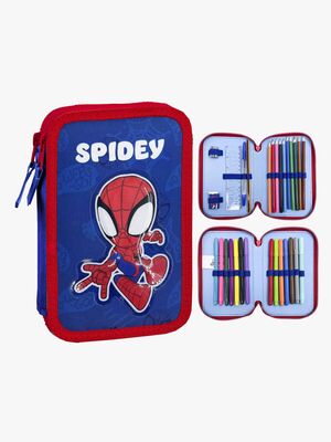 Spidey And His Amazing Friends Dobbelt Penalhus, Blå/Rød