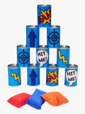 BS Toys Tin Toss game, Blue