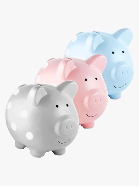 Pearhead Sparegris Medium, Polka Dot Blue