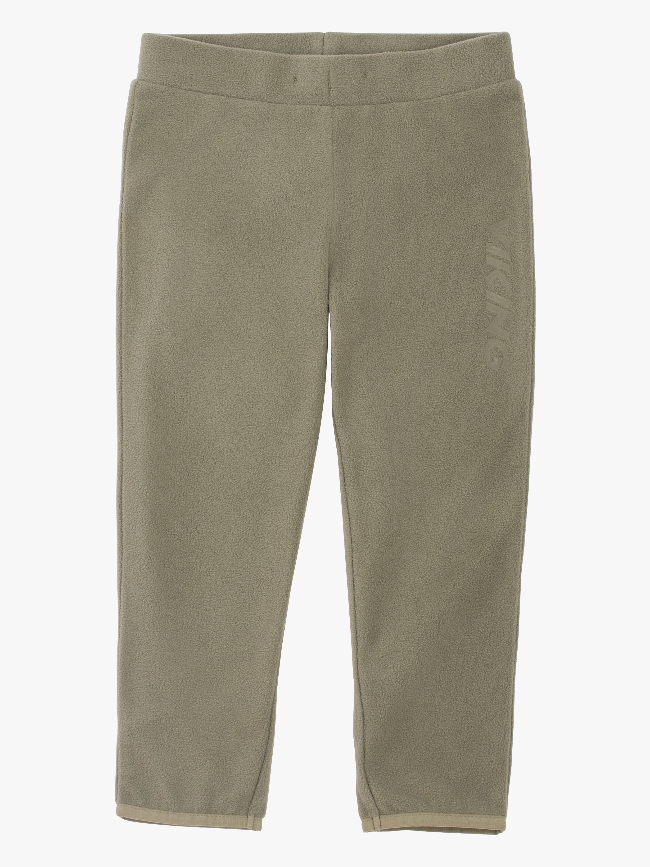 Viking Playtime Fleecebukser, Olive/Olive, 128