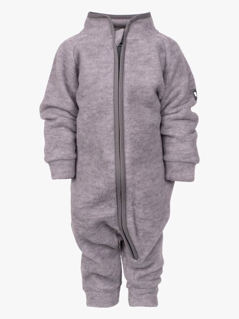 Lindberg Loe Merino Babyflyverdragt, Grey Melange