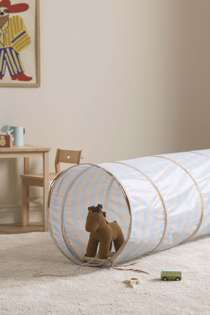 Kid's Concept Legetunnel Stribet, Blå