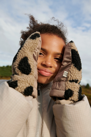 LIEWOOD Grethe Fleecehandsker, Mega Leo/Oat Mix