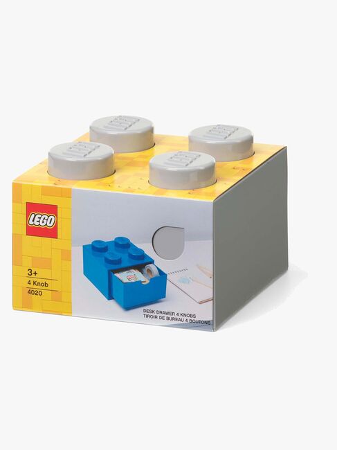LEGO Opbevaringsboks med Skuffe 4, Grå