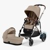 Cybex e-Gazelle S Duovogn, Almond Beige/Taupe