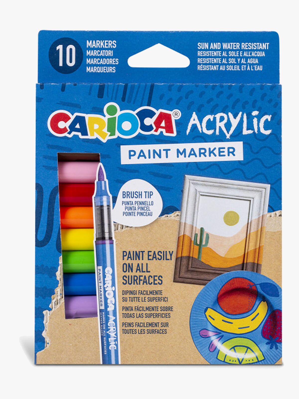Carioca Akryltusser 10-pak