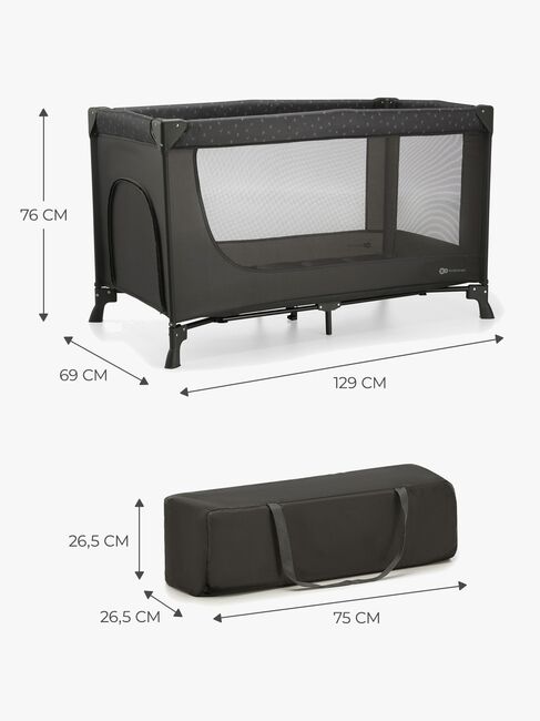 Kinderkraft JOY Light Weekendseng, Grey