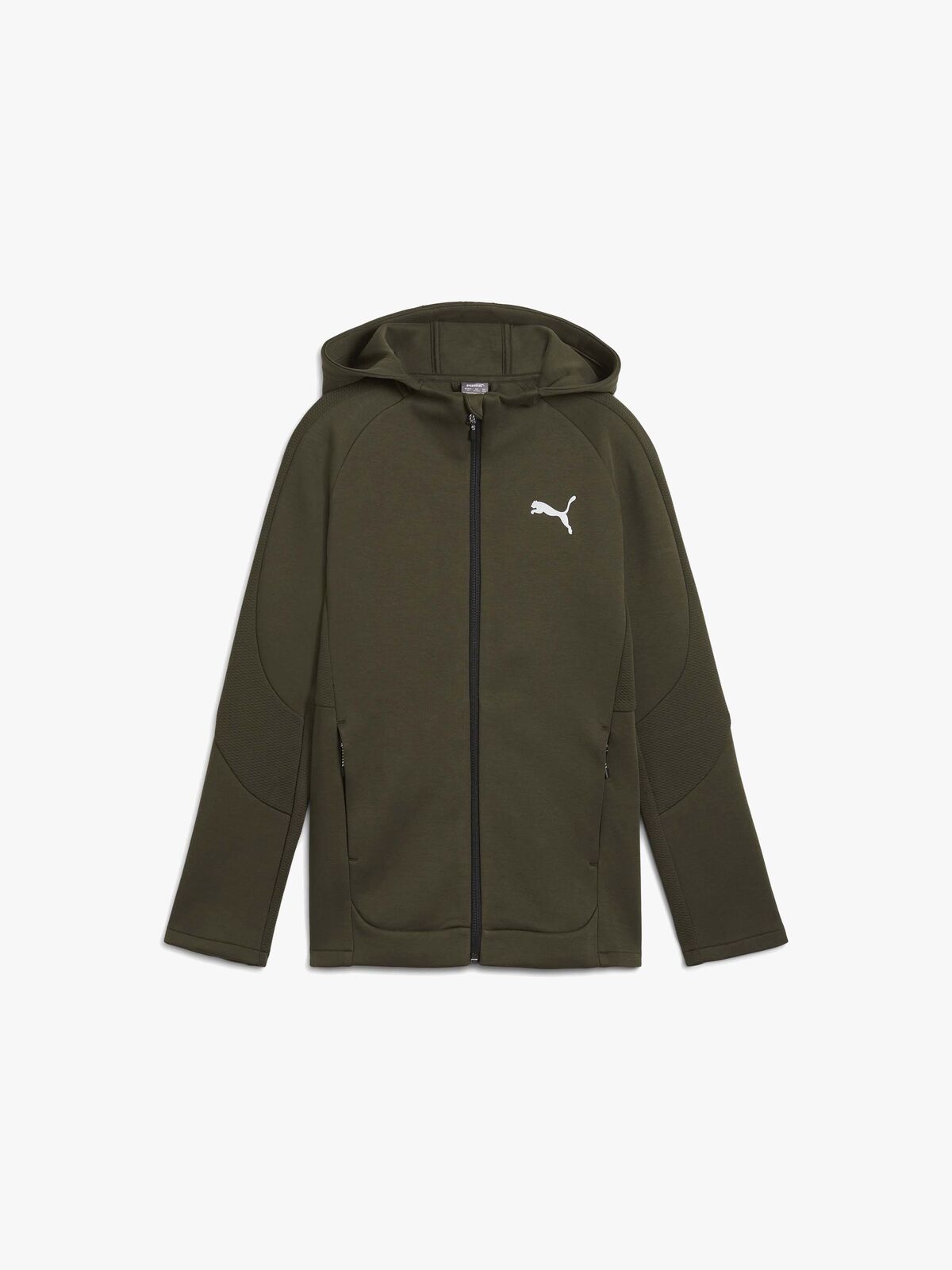 Puma Evostripe Full-Zip Hættetrøje, Grøn
