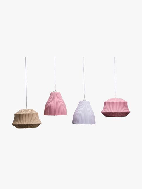 Lilou Lilou Iris Loftlampe Strikket, Hvid