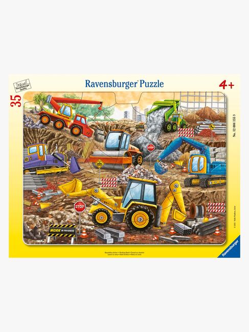 Ravensburger Rammepuslespil Byggeplads 35 Brikker