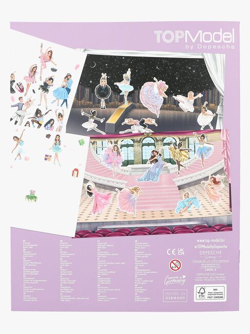 TOPModel Stickerworld Klistermærkebog Ballet