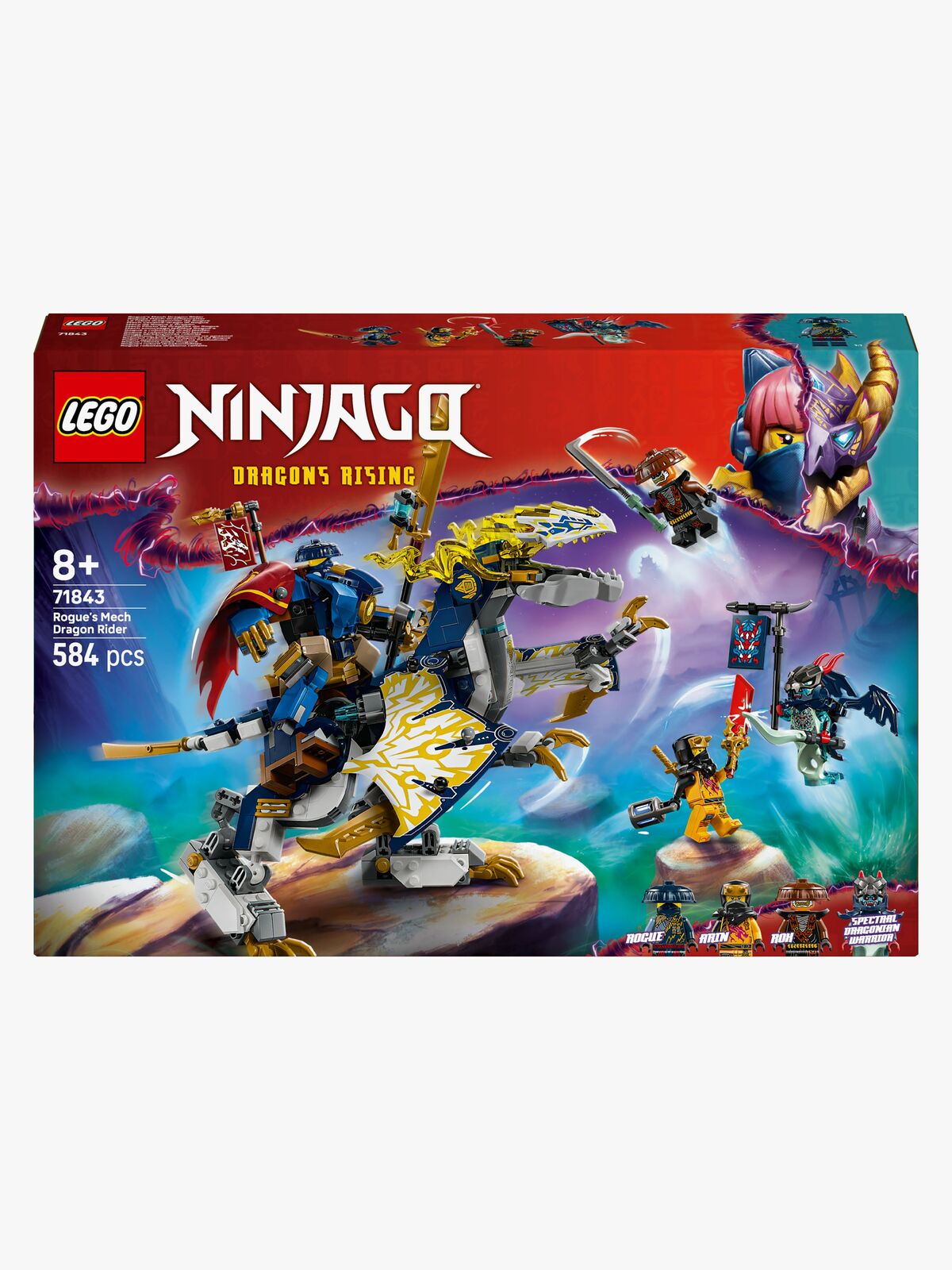 LEGO Ninjago 71843 Rogues drageflyver-mech
