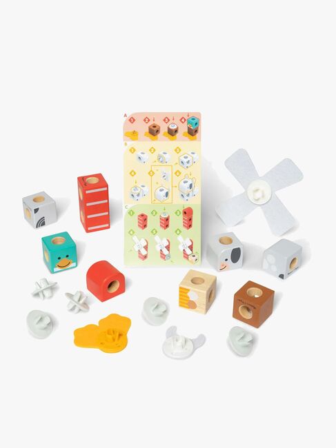 Melissa & Doug Blockables Byggesæt Bondegårdsdyr 16 Dele