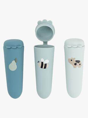 Done By Deer Dotti Isform Silikone 3-pak, Blue