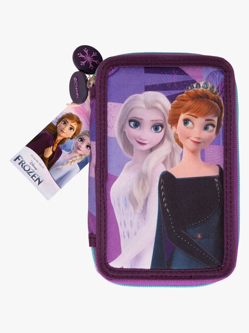 Disney Frozen Dobbelt Penalhus, Lilla
