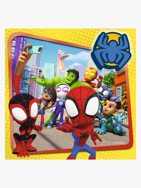 Ravensburger Marvel Spidey and His Amazing Friends Puslespil 3x49 Brikker