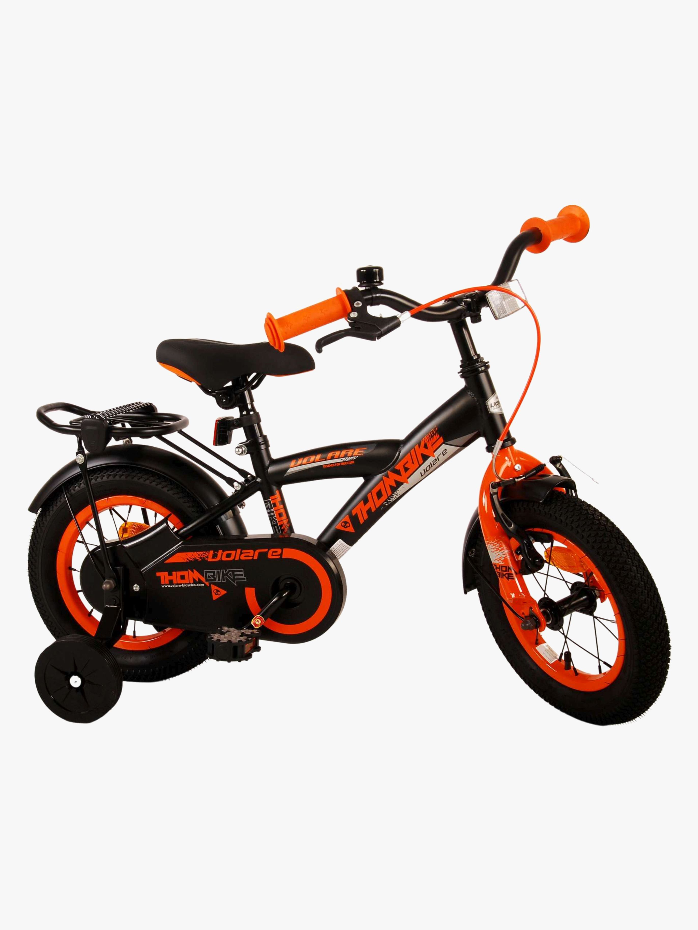 Volare Thombike Cykel 12 Tommer, Sort/Orange