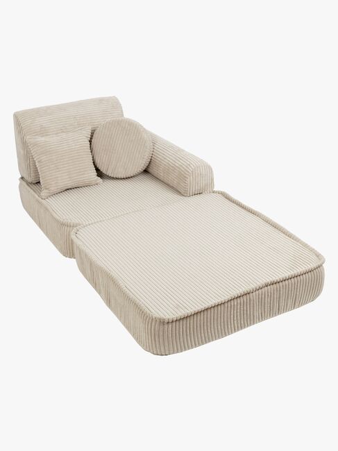 Meowbaby Play Pocket  Bygbar Sofa Plus Aesthetic, Ecru