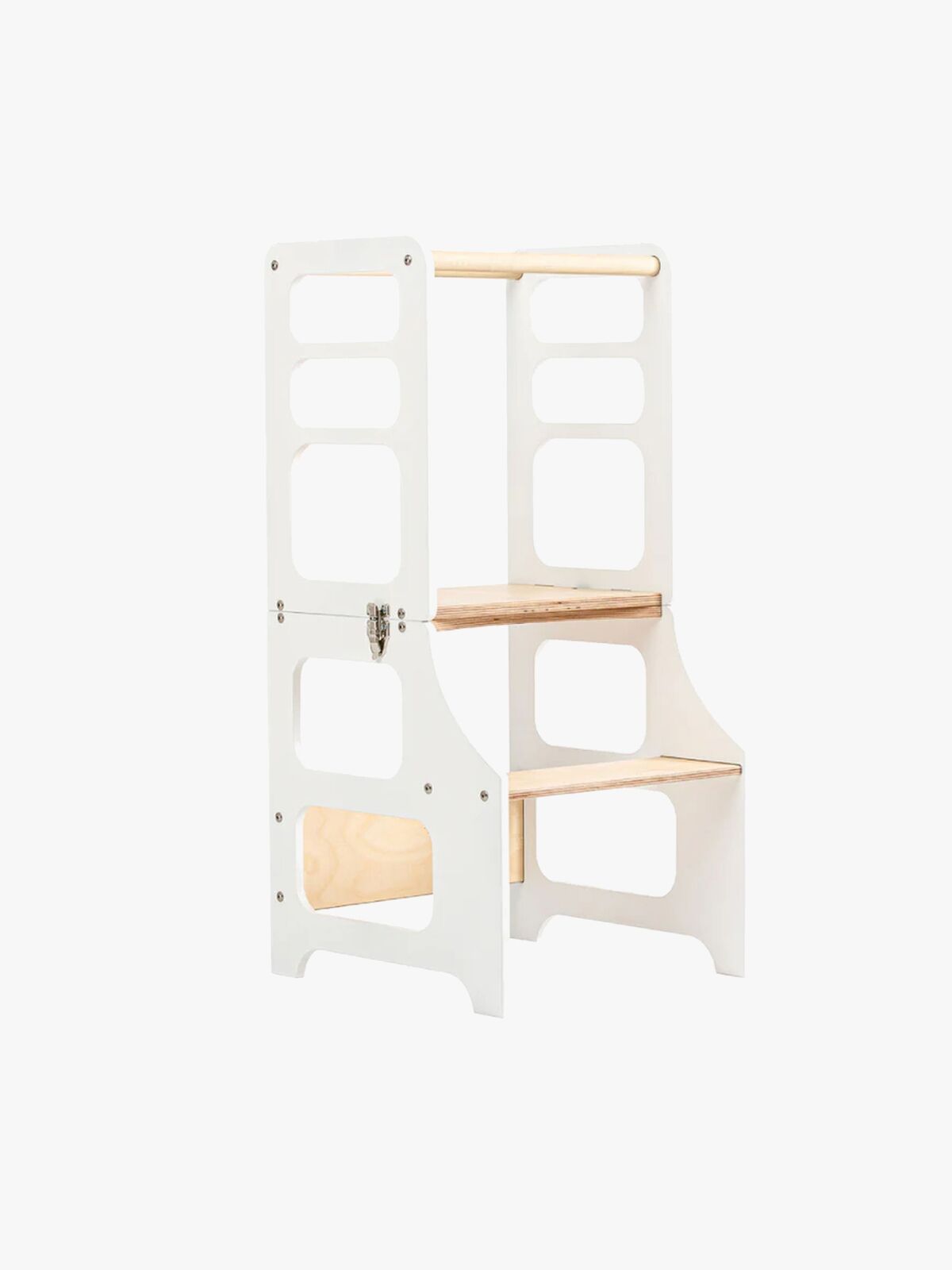 Duck Woodworks Sammenklappeligt Læringstårn, Hvid