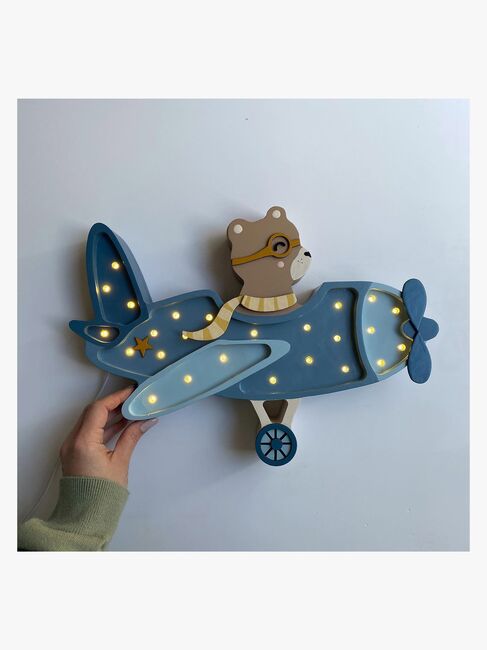 Little Lights Lampe Vintage Flyvemaskine