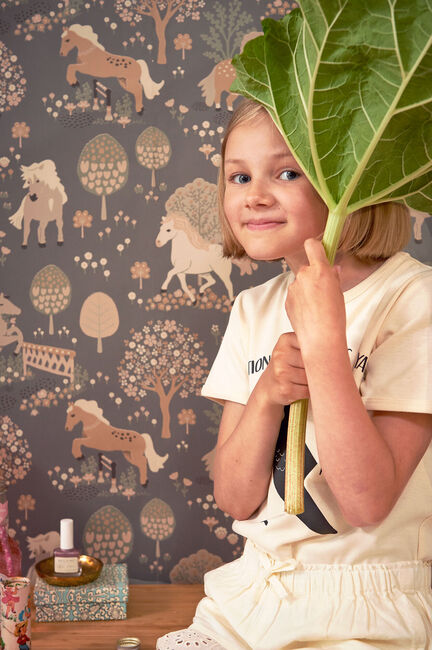 Majvillan Tapet My Sweet Pony, Midnight Blue