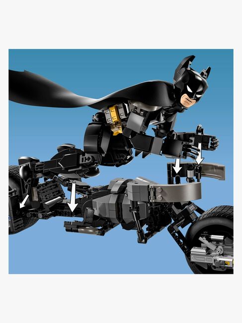 LEGO Super Heroes 76273 Byg selv-figur af Batman og Batpod-motorcyklen