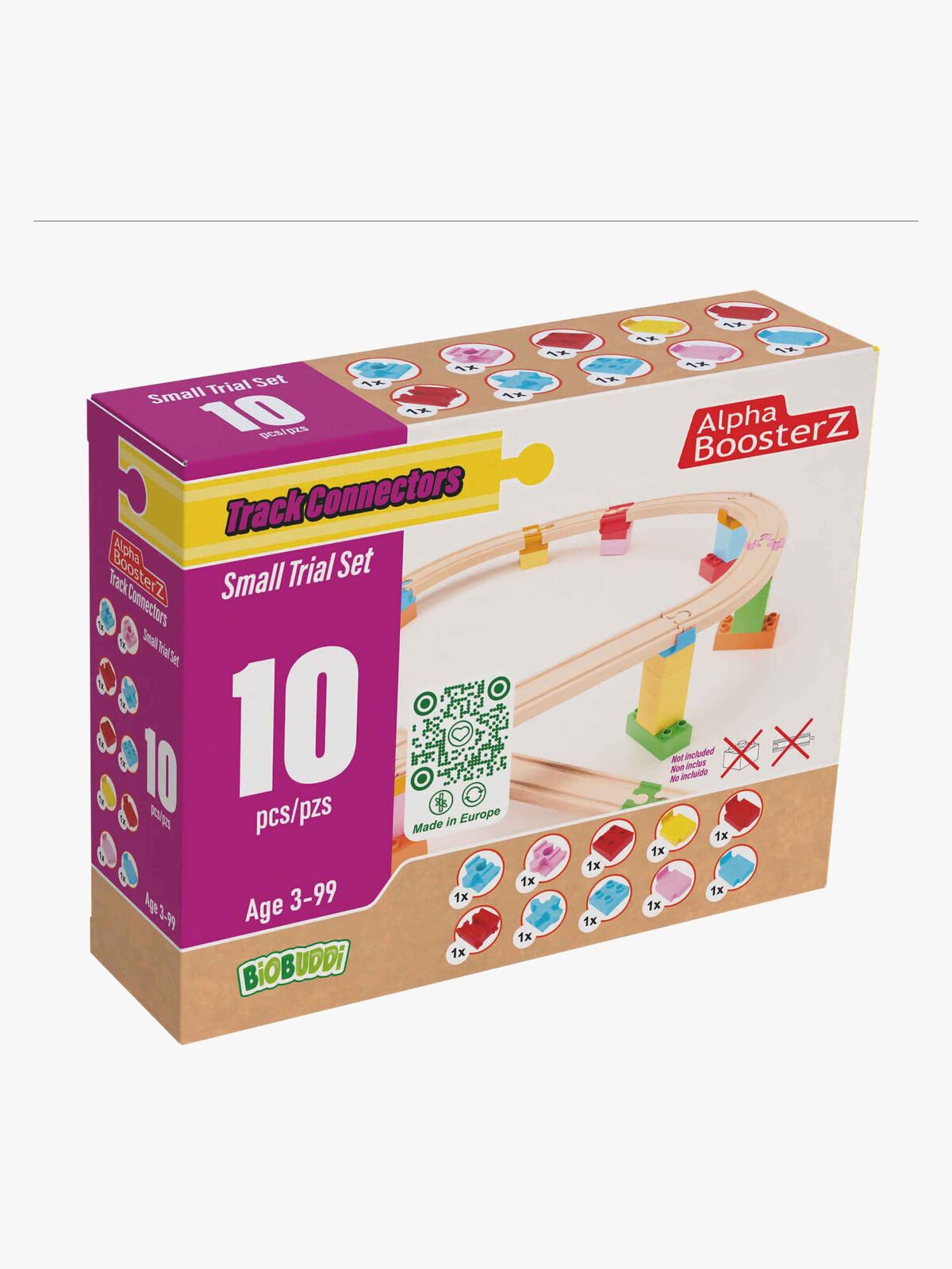 Alpha BoosterZ Track Connectors Small Trial Byggesæt 10 Dele