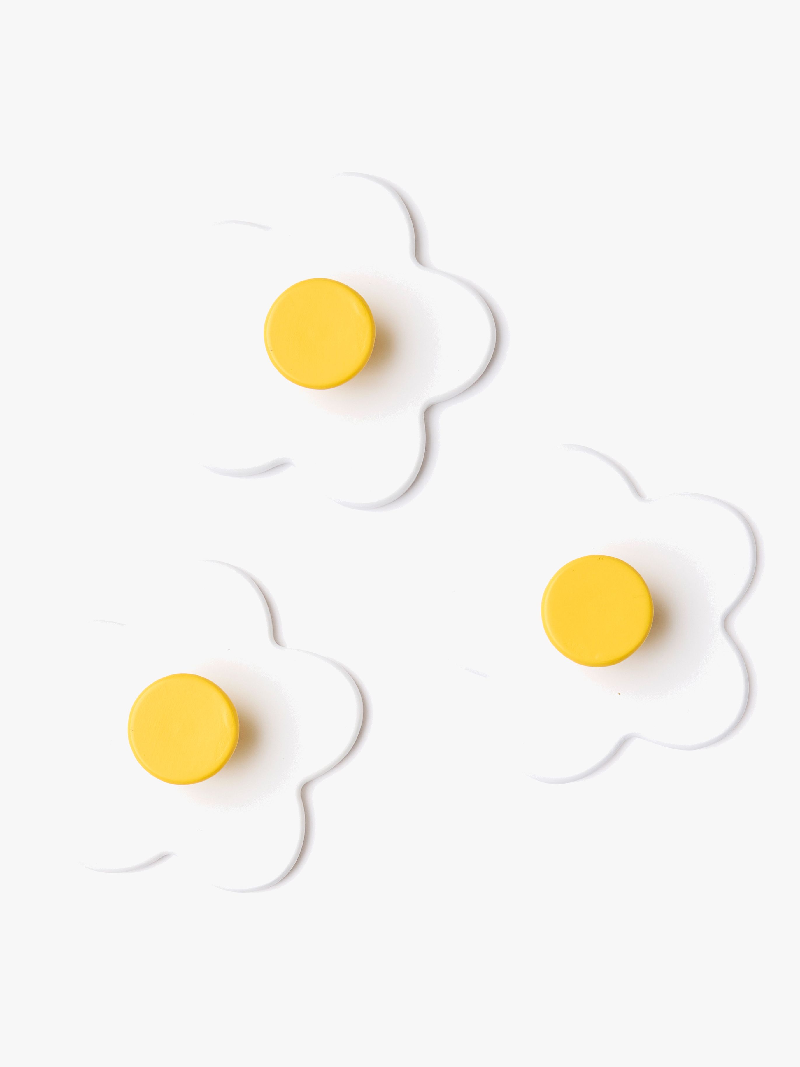 Kid's Concept Krog Blomst 3-pak, Hvid