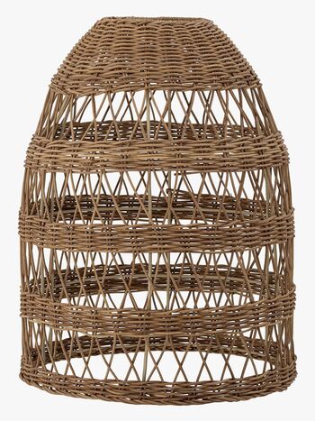 Bloomingville Rim Lampeskærm, Brun