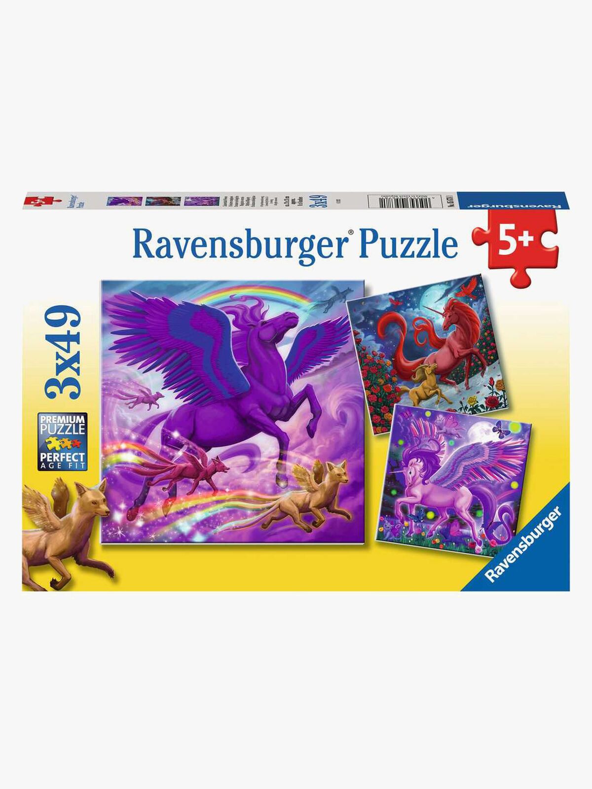 Ravensburger Puslespil Mythical Majesty 3x49 Brikker