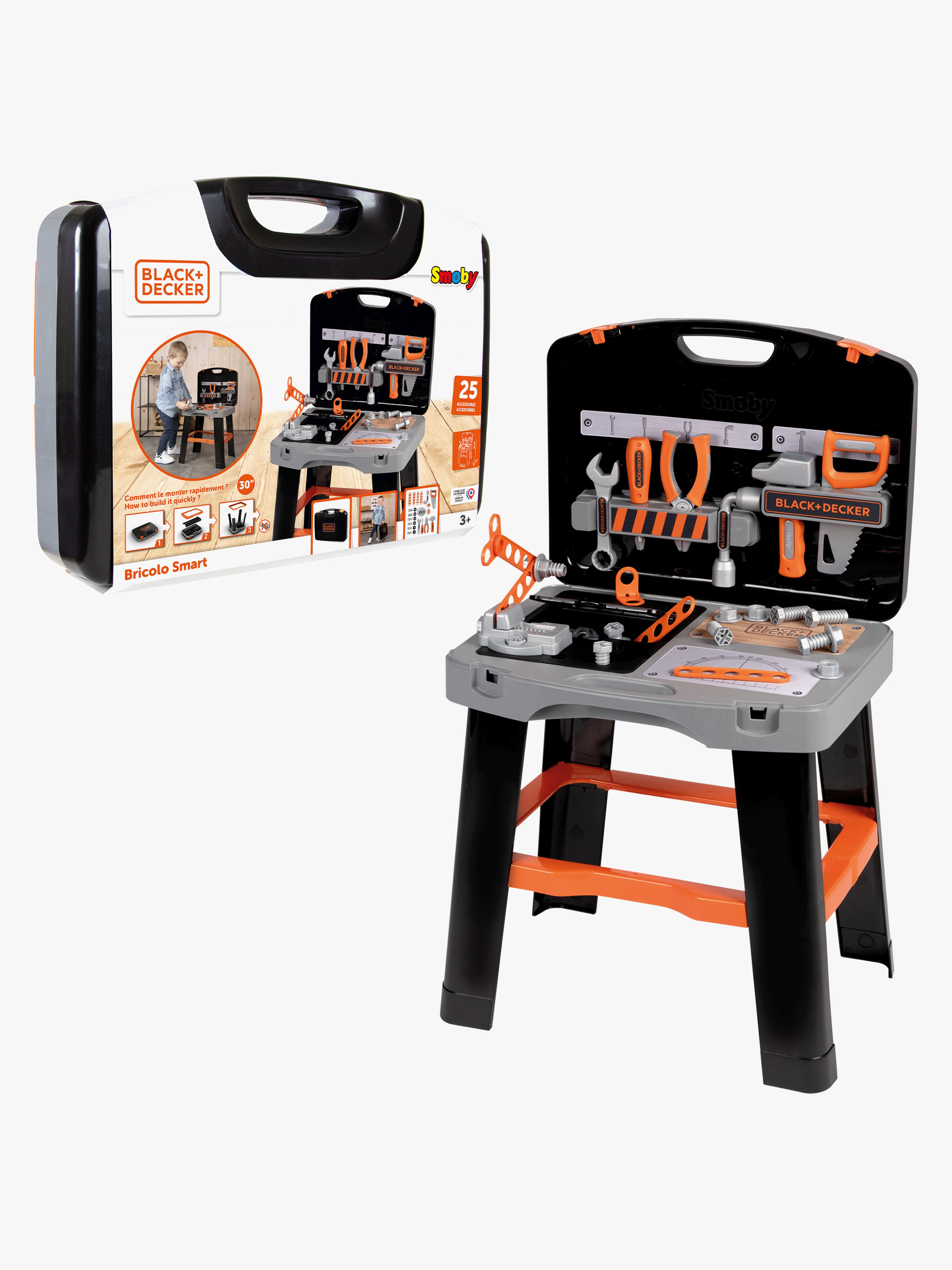 Smoby Black + Decker Bricolo Smart Arbejdsbænk