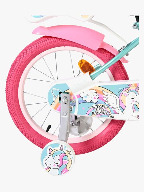 Volare Unicorn Cykel 16 Tommer, Grøn